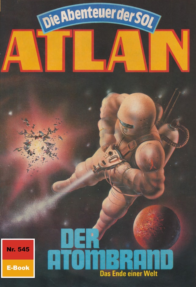 Couverture de livre pour Atlan 545: Der Atombrand