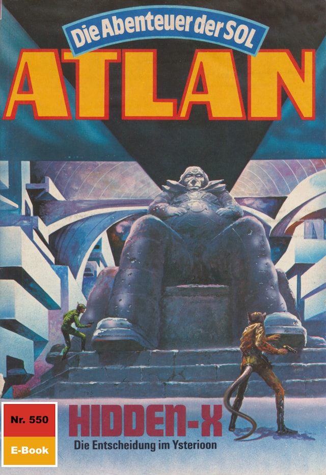 Boekomslag van Atlan 550: Hidden-X
