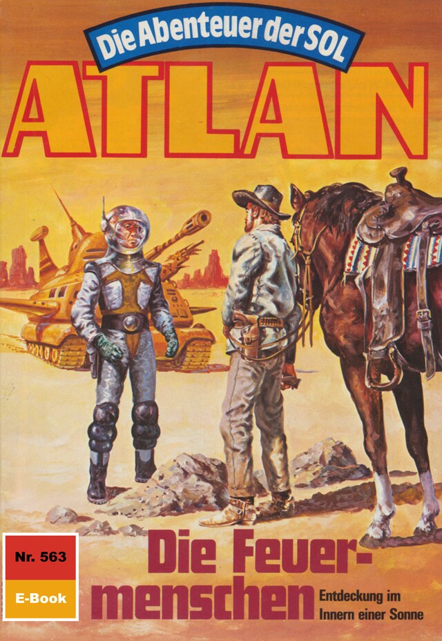 Couverture de livre pour Atlan 563: Die Feuermenschen