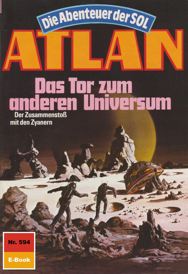 Boekomslag van Atlan 594: Das Tor zum anderen Universum