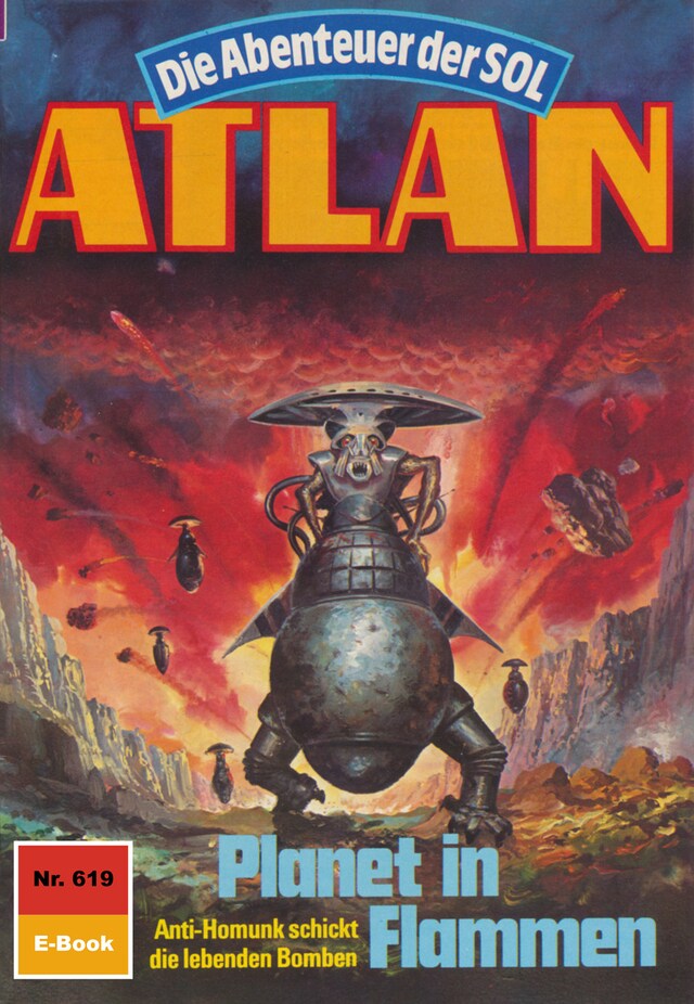Book cover for Atlan 619: Planet in Flammen