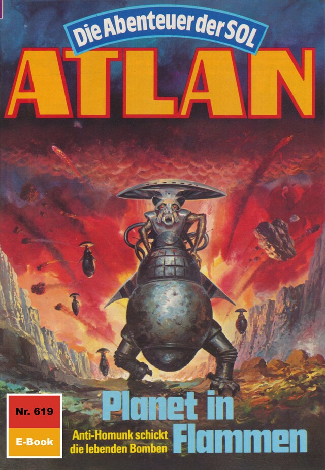 Copertina del libro per Atlan 619: Planet in Flammen