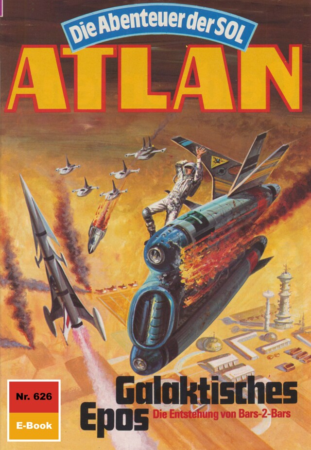 Copertina del libro per Atlan 626: Galaktisches Epos