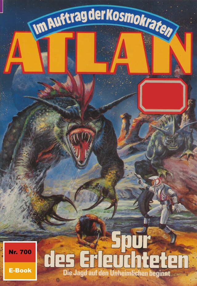 Boekomslag van Atlan 700: Spur des Erleuchteten