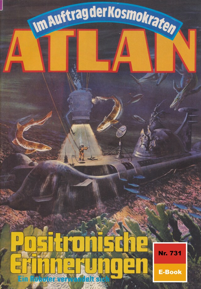 Copertina del libro per Atlan 731: Positronische Erinnerungen