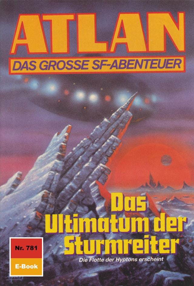 Book cover for Atlan 781: Das Ultimatum der Sturmreiter