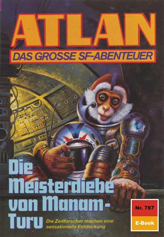 Book cover for Atlan 787: Die Meisterdiebe von Manam-Turu