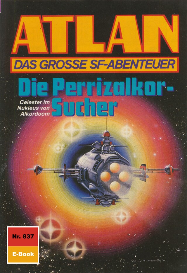 Couverture de livre pour Atlan 837: Die Perrizalkor-Sucher