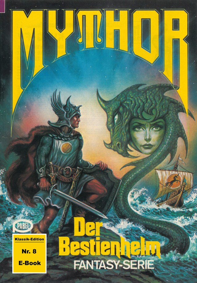 Kirjankansi teokselle Mythor 8: Der Bestienhelm