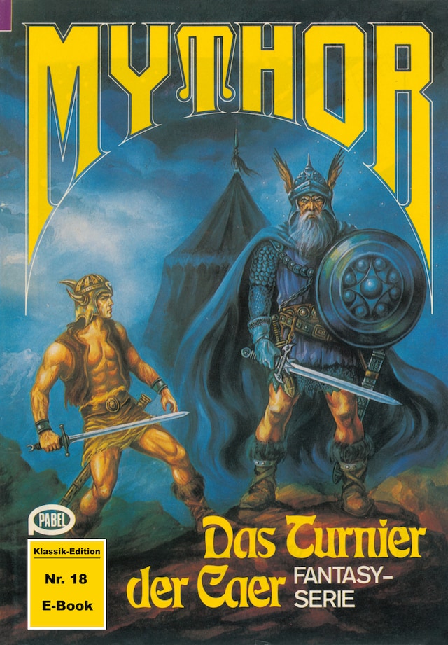 Boekomslag van Mythor 18: Das Turnier der Caer