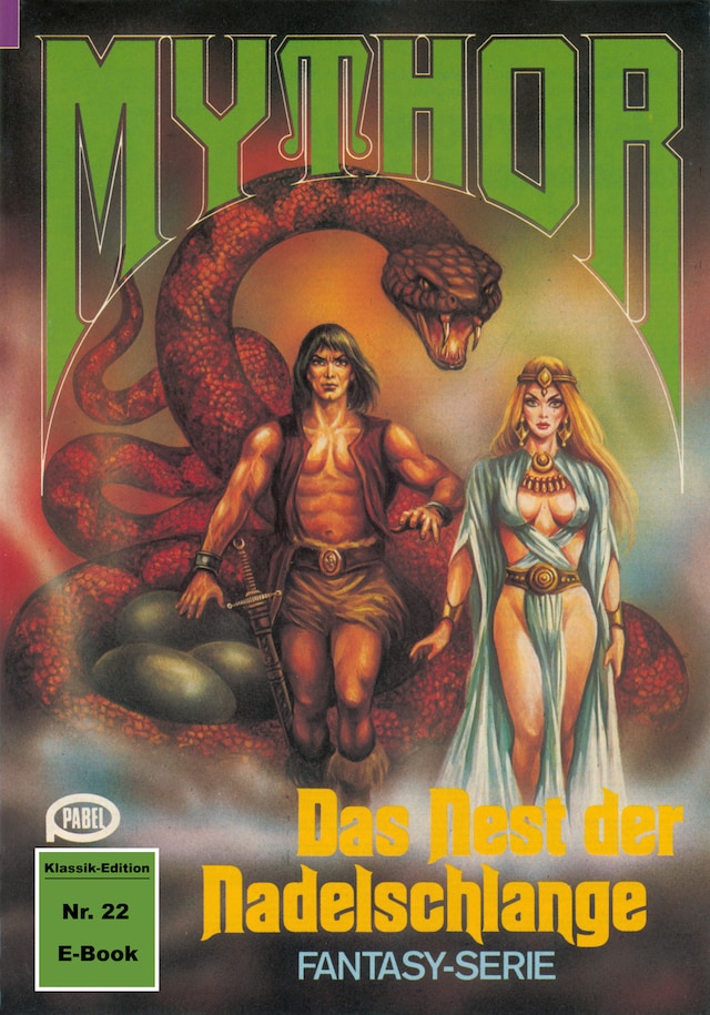 Book cover for Mythor 22: Das Nest der Nadelschlange