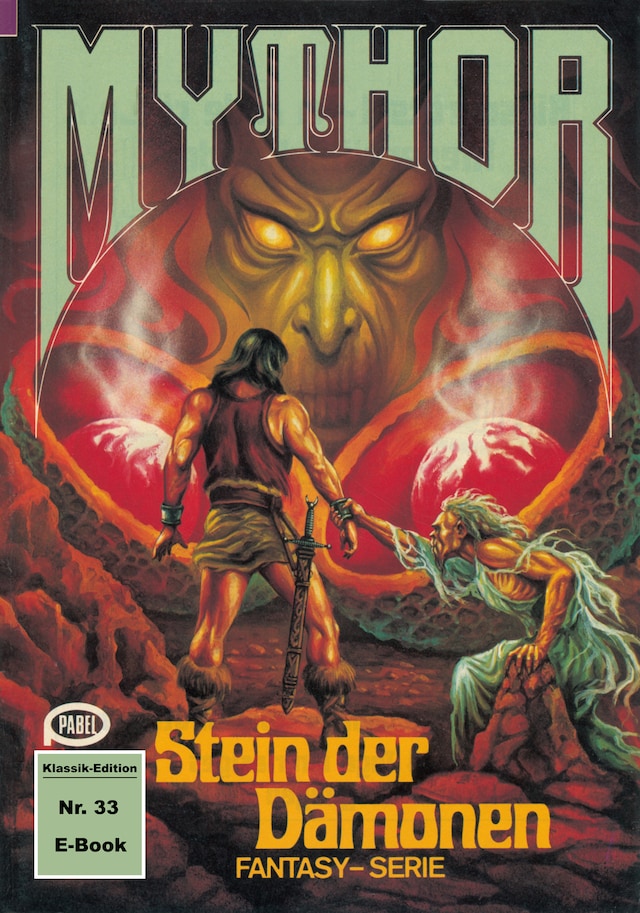 Buchcover für Mythor 33: Stein der Dämonen