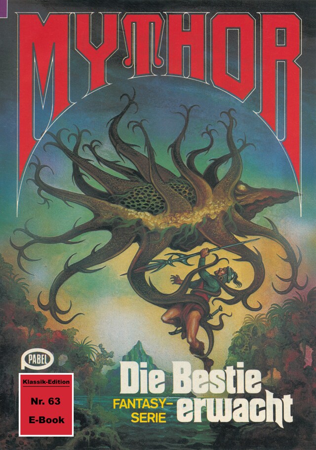 Book cover for Mythor 63: Die Bestie erwacht