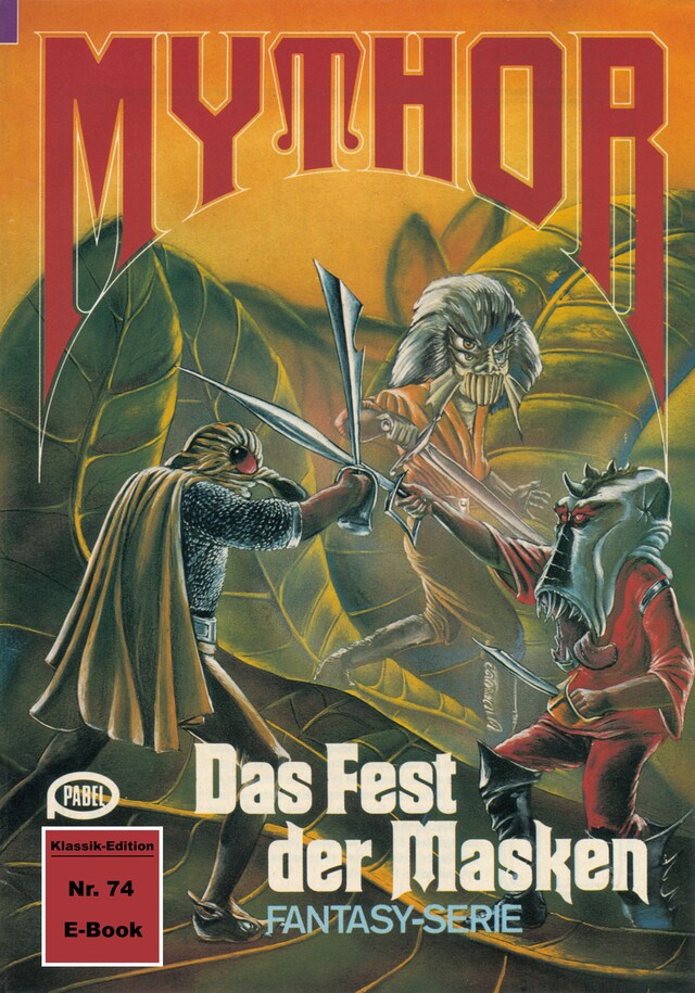 Kirjankansi teokselle Mythor 74: Das Fest der Masken