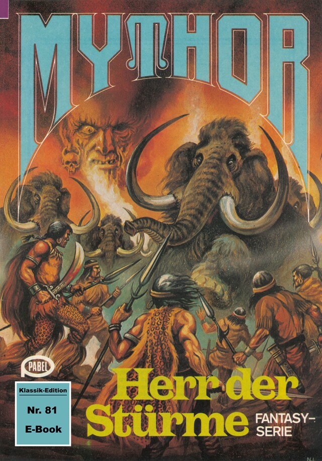 Book cover for Mythor 81: Herr der Stürme