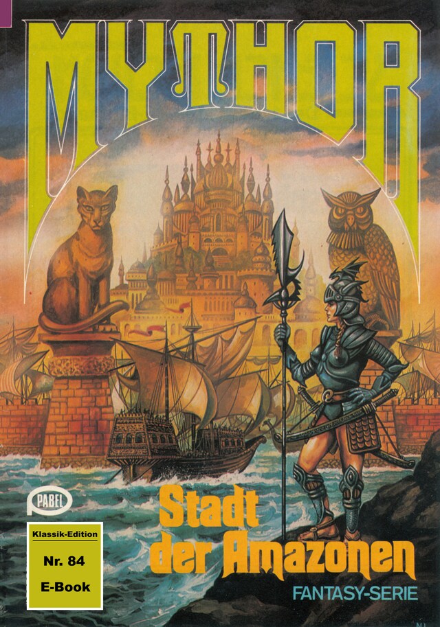 Book cover for Mythor 84: Stadt der Amazonen