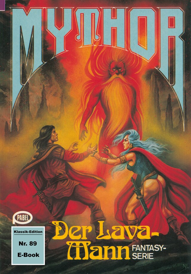 Book cover for Mythor 89: Der Lava-Mann