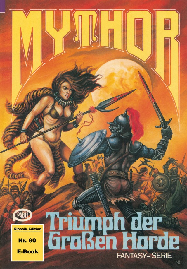 Kirjankansi teokselle Mythor 90: Triumph der Großen Horde