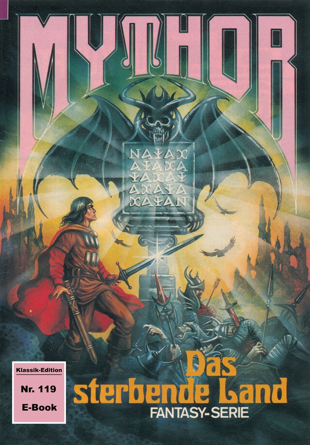 Book cover for Mythor 119: Das sterbende Land