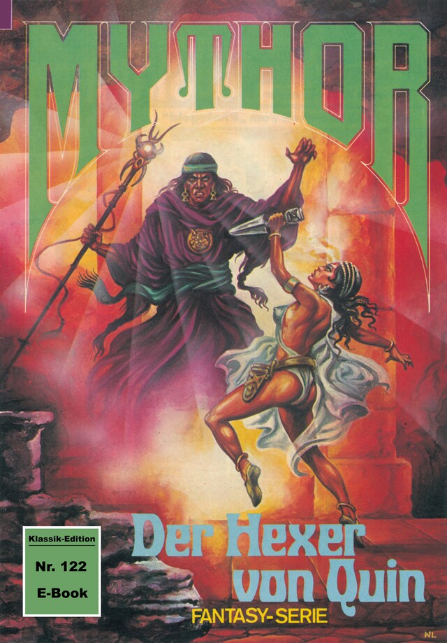 Buchcover für Mythor 122: Der Hexer von Quin