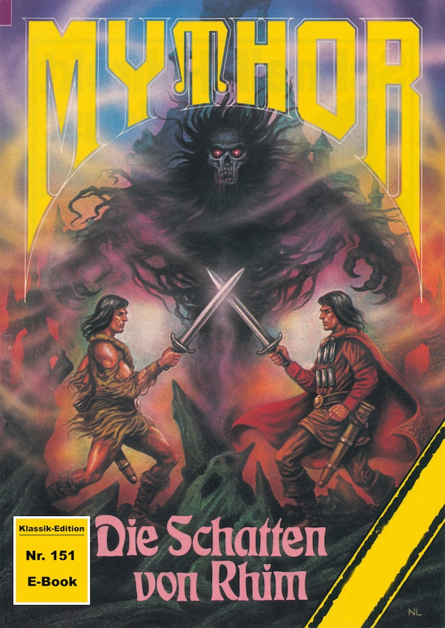 Book cover for Mythor 151: Die Schatten von Rhim