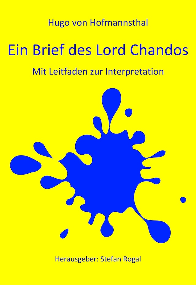 Book cover for Ein Brief des Lord Chandos