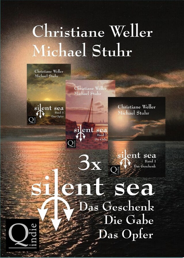 Portada de libro para Gesamtausgabe der "silent sea"-Trilogie