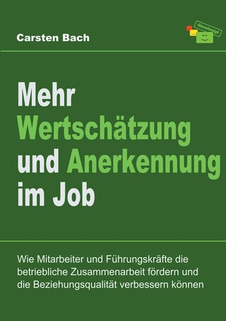 Mehr Wertschätzung und Anerkennung im Job bookCoverFor