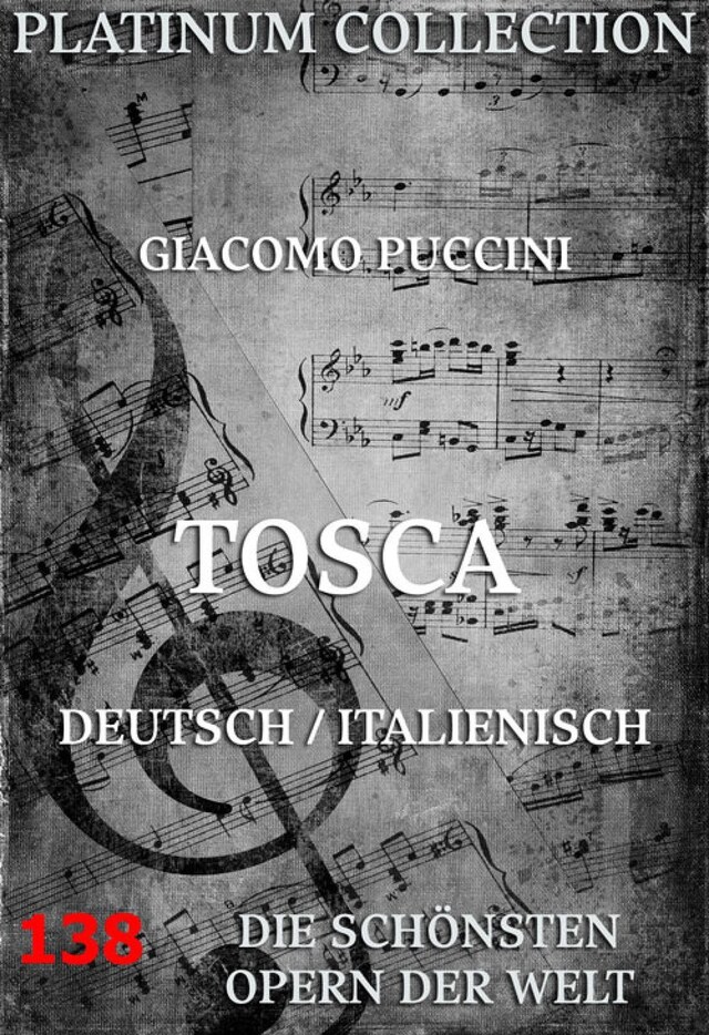 Kirjankansi teokselle Tosca