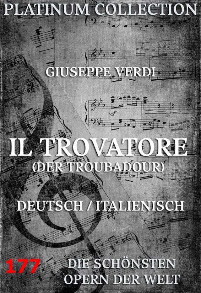 Kirjankansi teokselle Il Trovatore (Der Troubadour)