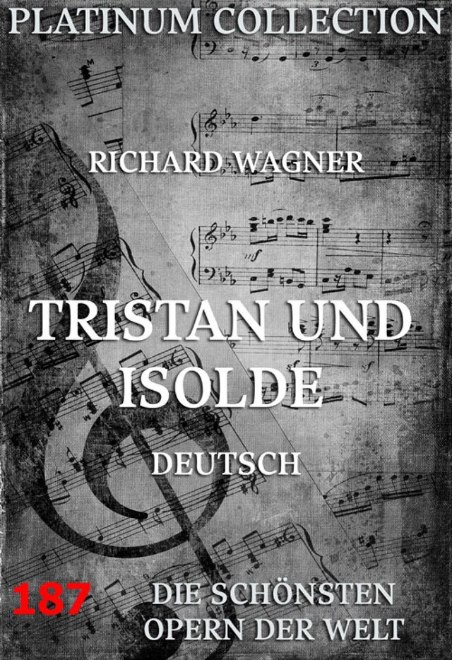 Kirjankansi teokselle Tristan und Isolde