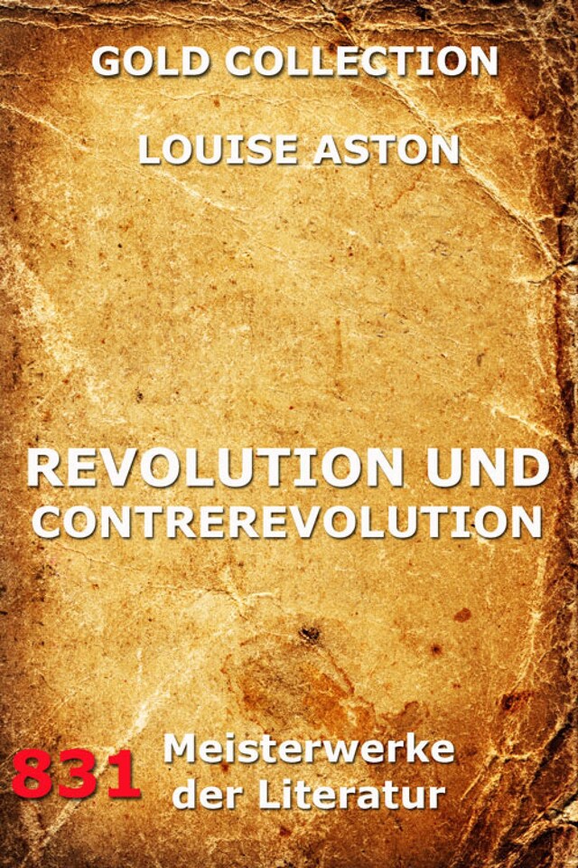 Kirjankansi teokselle Revolution und Contrerevolution