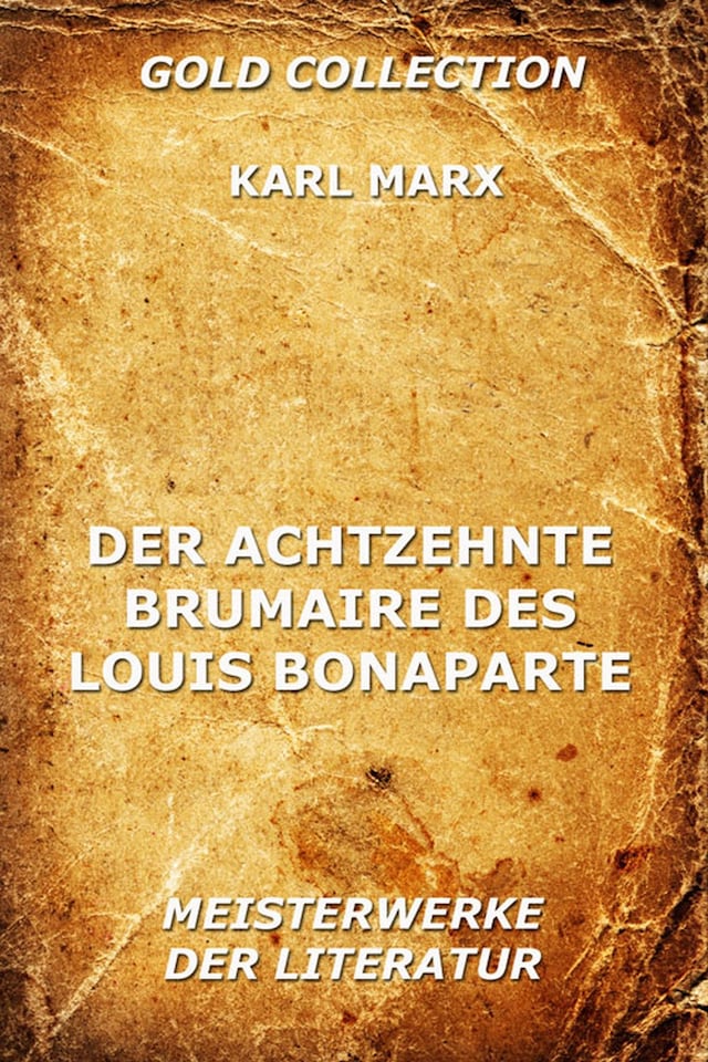 Buchcover für Der achtzehnte Brumaire des Louis Bonaparte