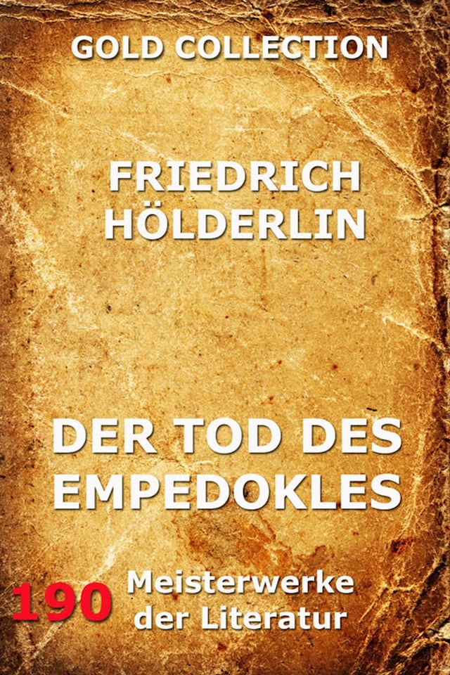 Book cover for Der Tod des Empedokles
