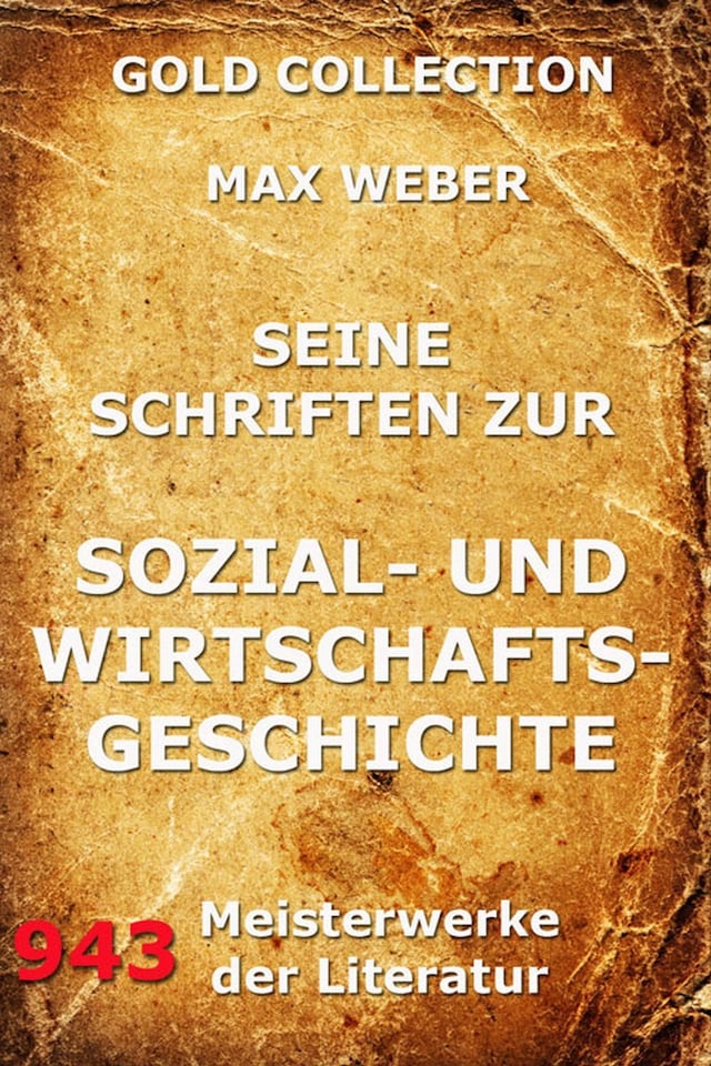 Book cover for Seine Schriften zur Sozial- und Wirtschaftsgeschichte