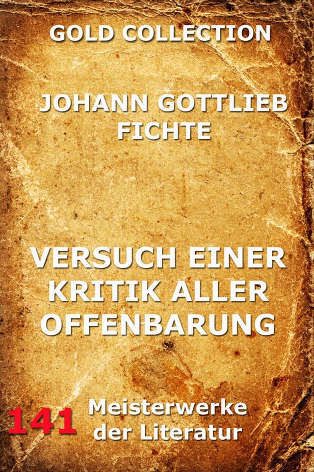 Book cover for Versuch einer Kritik aller Offenbarung