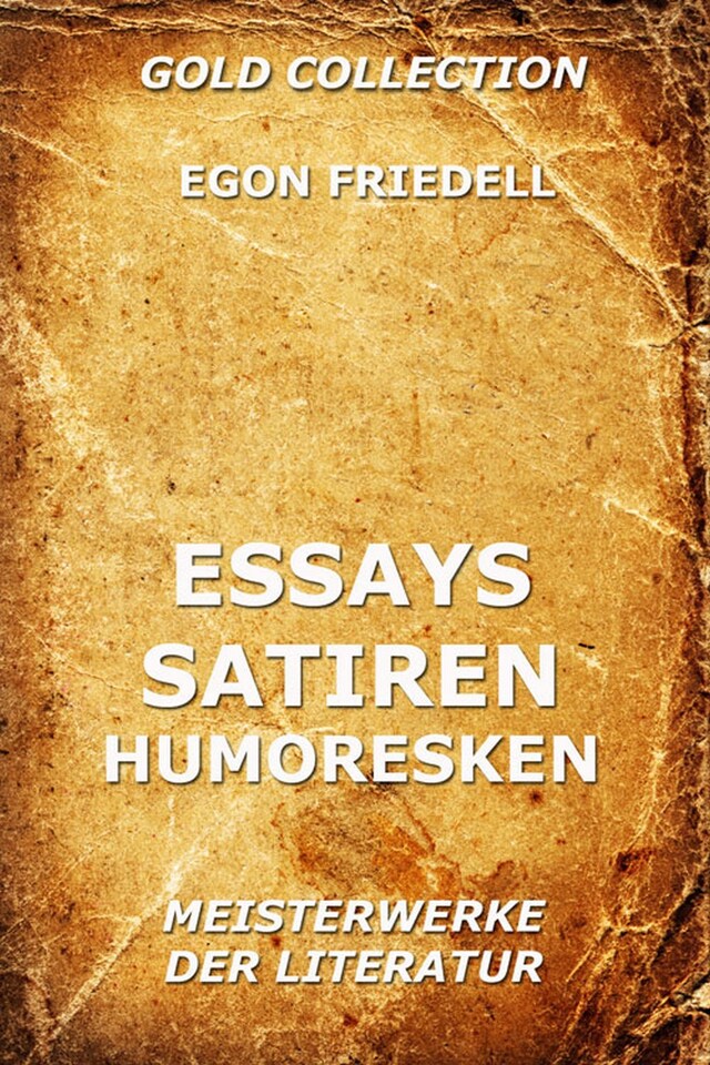 Copertina del libro per Essays, Satiren, Humoresken