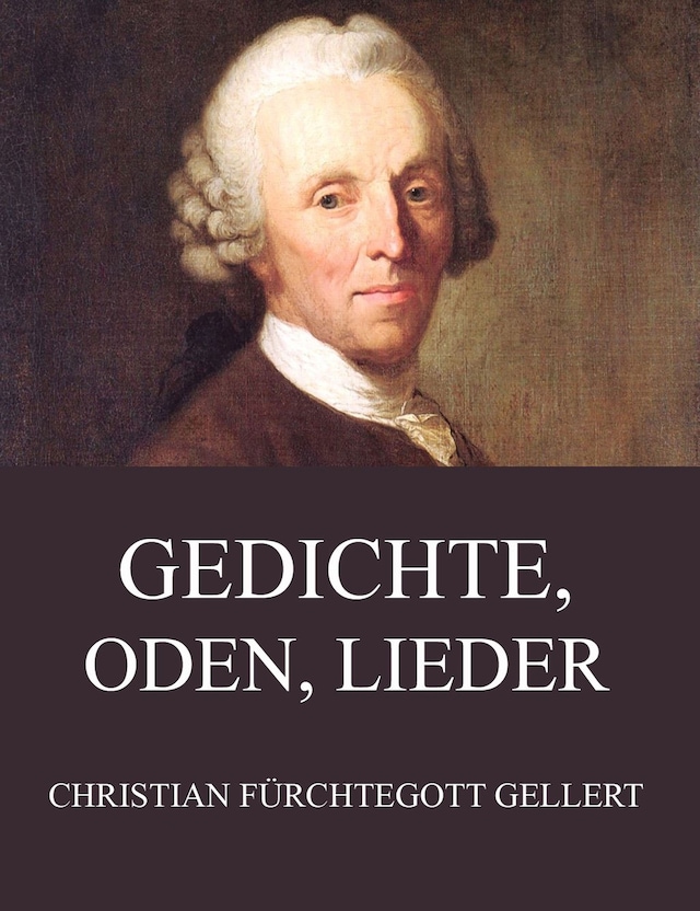 Buchcover für Gedichte, Oden, Lieder