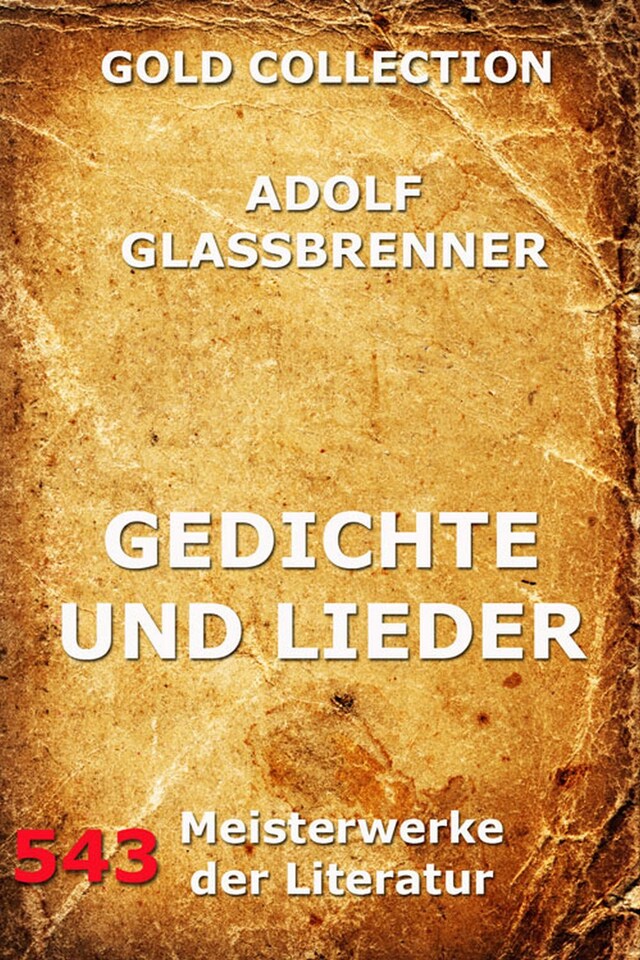 Buchcover für Gedichte und Lieder