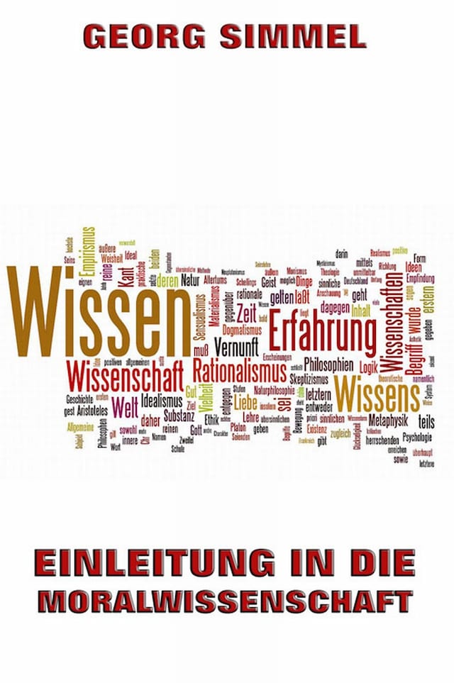 Book cover for Einleitung in die Moralwissenschaft