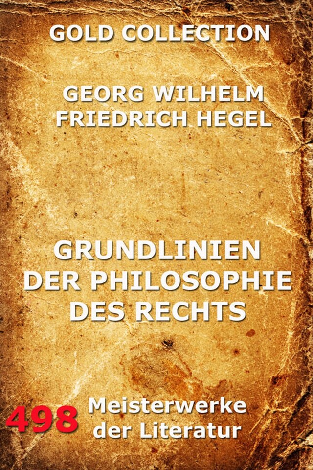 Book cover for Grundlinien der Philosophie des Rechts