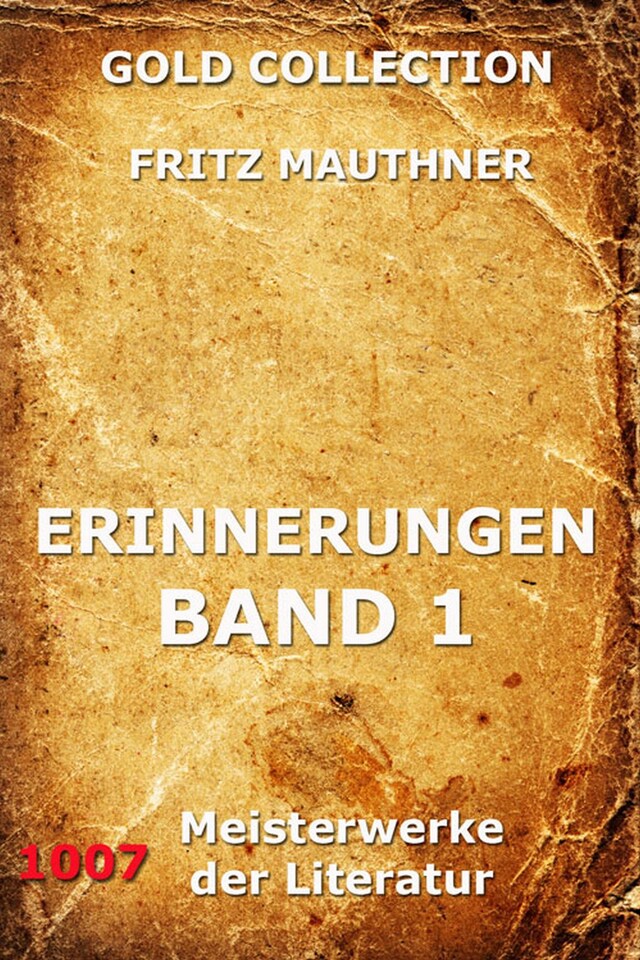 Book cover for Erinnerungen, Band 1