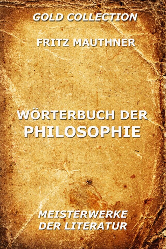 Copertina del libro per Wörterbuch der Philosophie