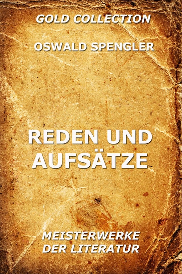 Buchcover für Reden und Aufsätze