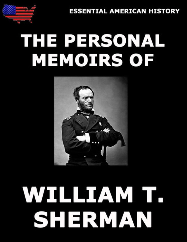 Kirjankansi teokselle The Personal Memoirs Of General William T. Sherman