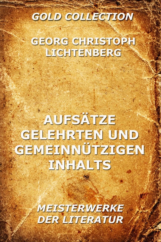 Okładka książki dla Aufsätze gelehrten und gemeinnützigen Inhalts