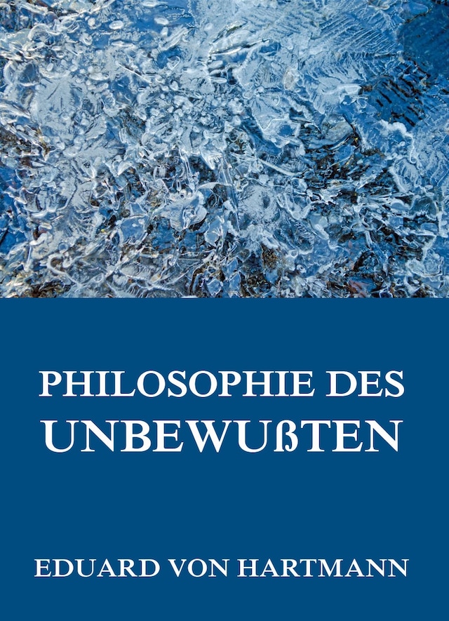 Kirjankansi teokselle Philosophie des Unbewußten