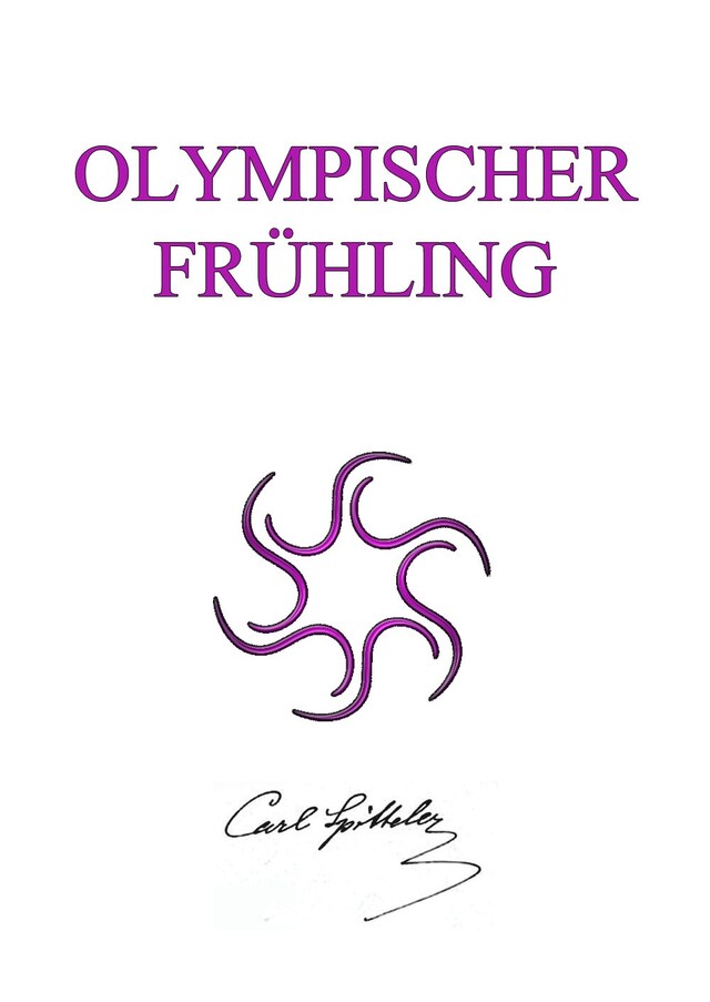 Kirjankansi teokselle Olympischer Frühling