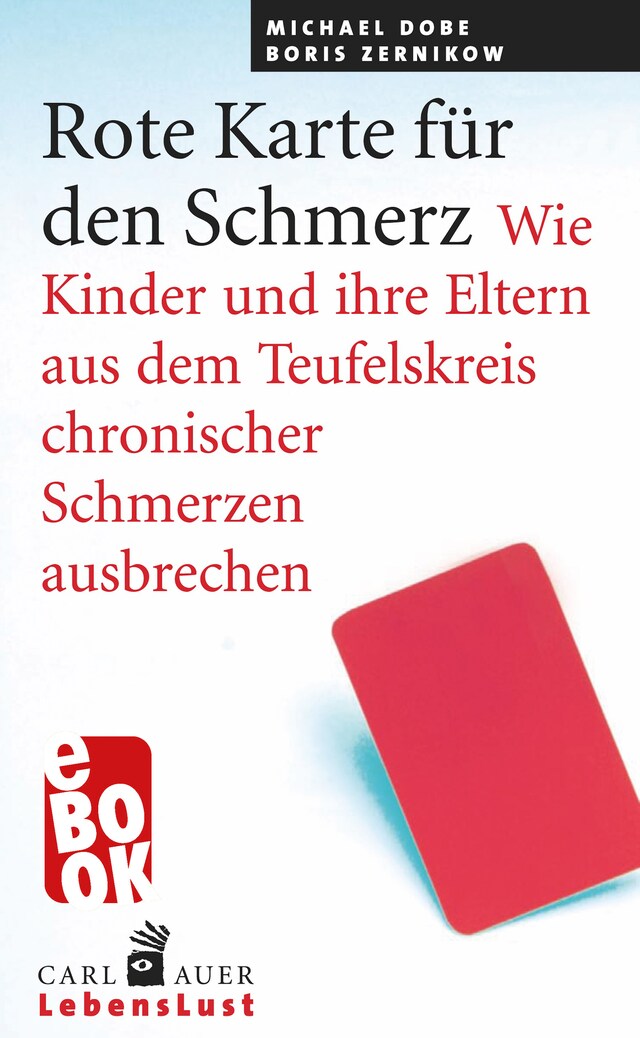 Portada de libro para Rote Karte für den Schmerz