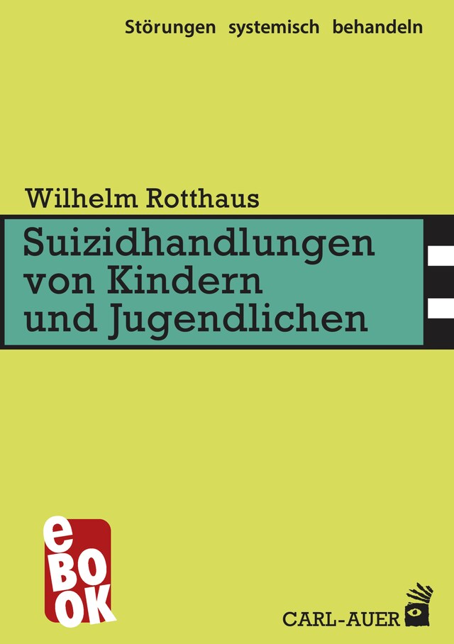 Buchcover für Suizidhandlungen von Kindern und Jugendlichen